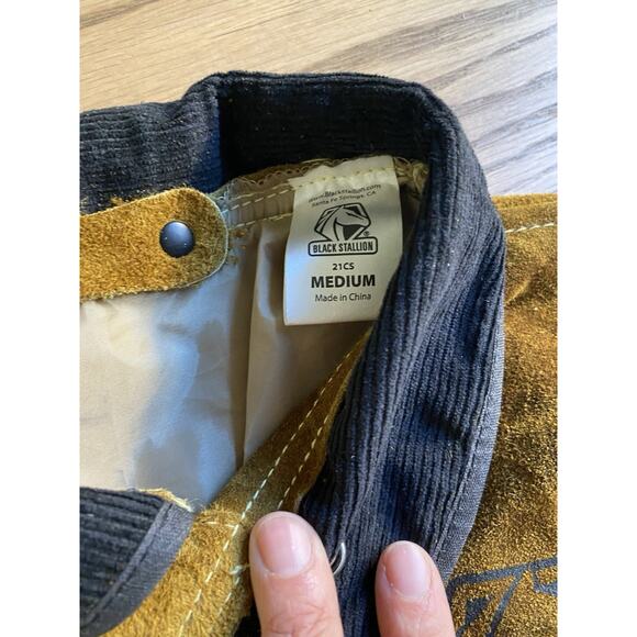 Black Stallion Welding Cape Sleeve Medium Cowhide Leather Work Jacket - Picture 3 of 5